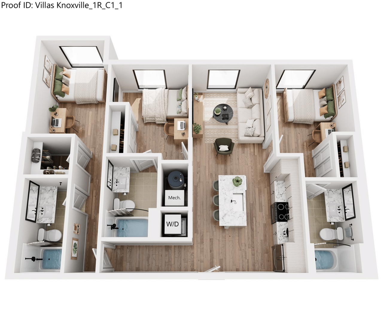  CS-C1  -  Villas Knoxville | Student Housing  - Gallery -  1