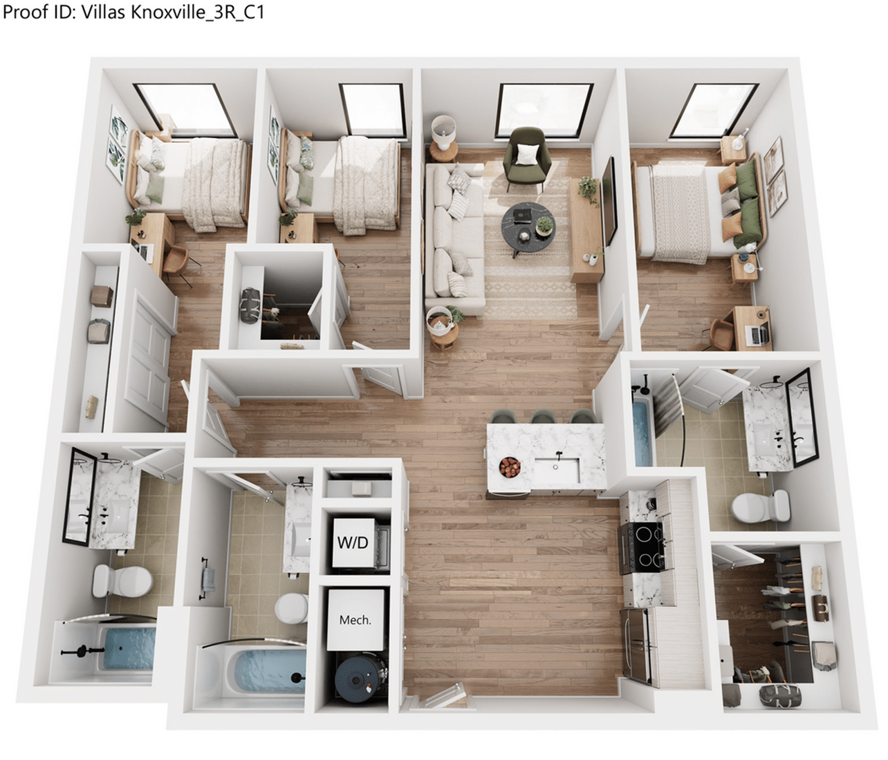  RS-C1  -  Villas Knoxville | Student Housing  - Gallery -  1