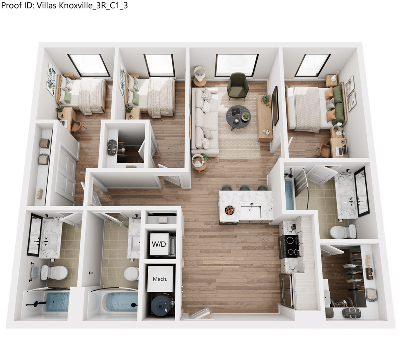  RS-C1.2  -  Villas Knoxville | Student Housing  - Gallery -  1