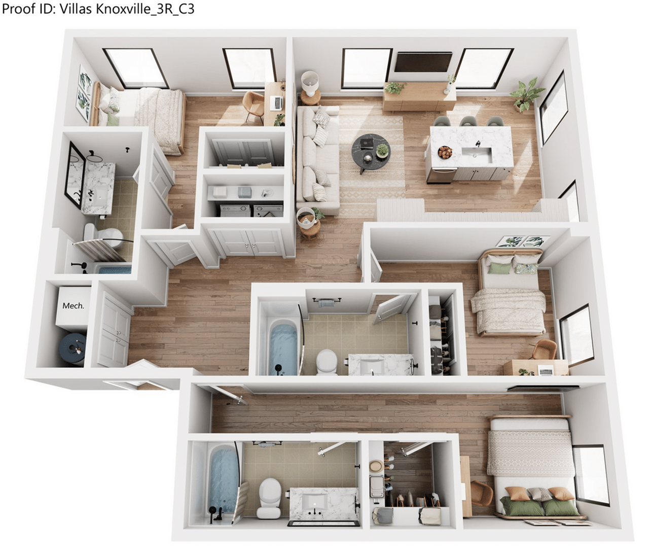  RS-C3  -  Villas Knoxville | Student Housing  - Gallery -  1