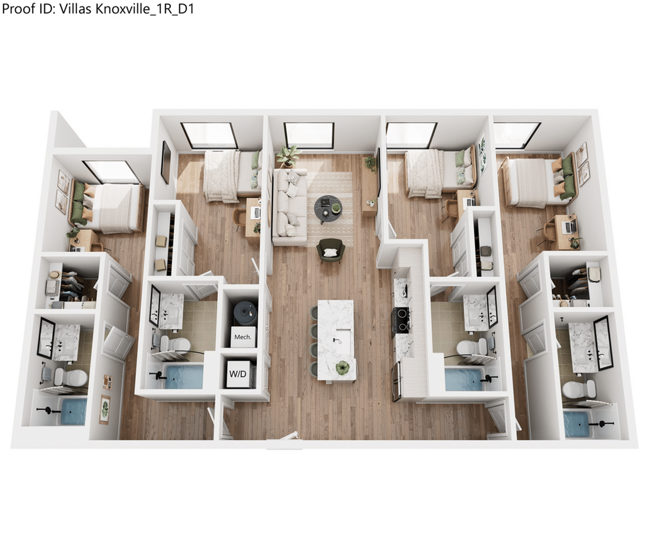  CS-D1.1  -  Villas Knoxville | Student Housing  - Gallery -  1