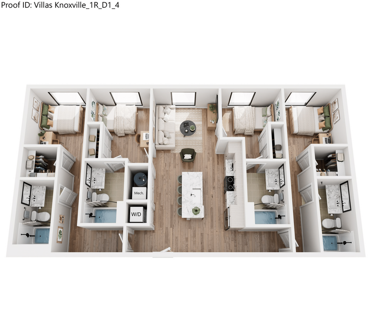  CS-D1.4  -  Villas Knoxville | Student Housing  - Gallery -  1