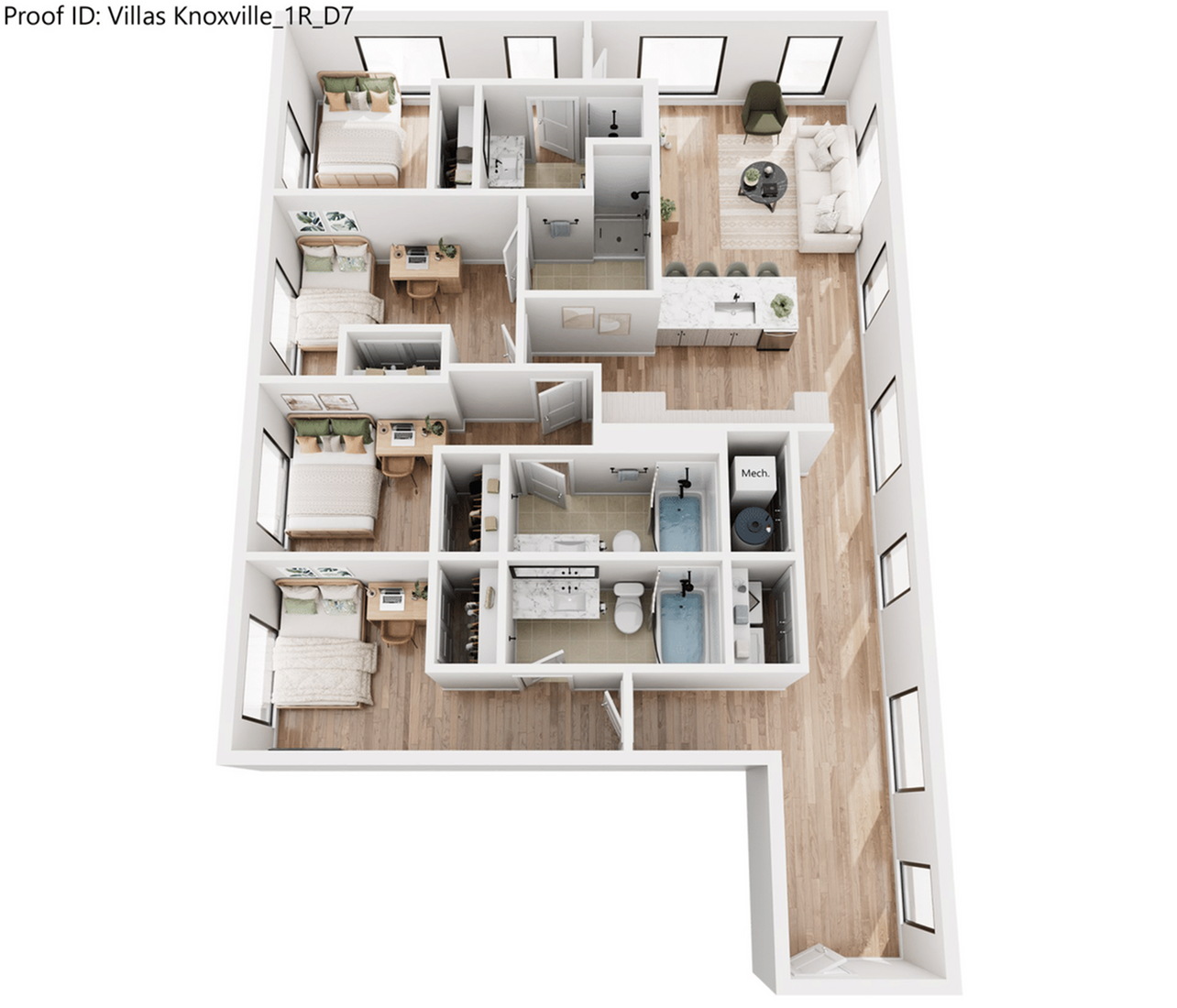  CS-D7  -  Villas Knoxville | Student Housing  - Gallery -  2