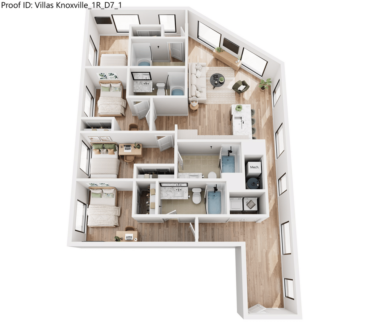  CS-D7.1  -  Villas Knoxville | Student Housing  - Gallery -  1