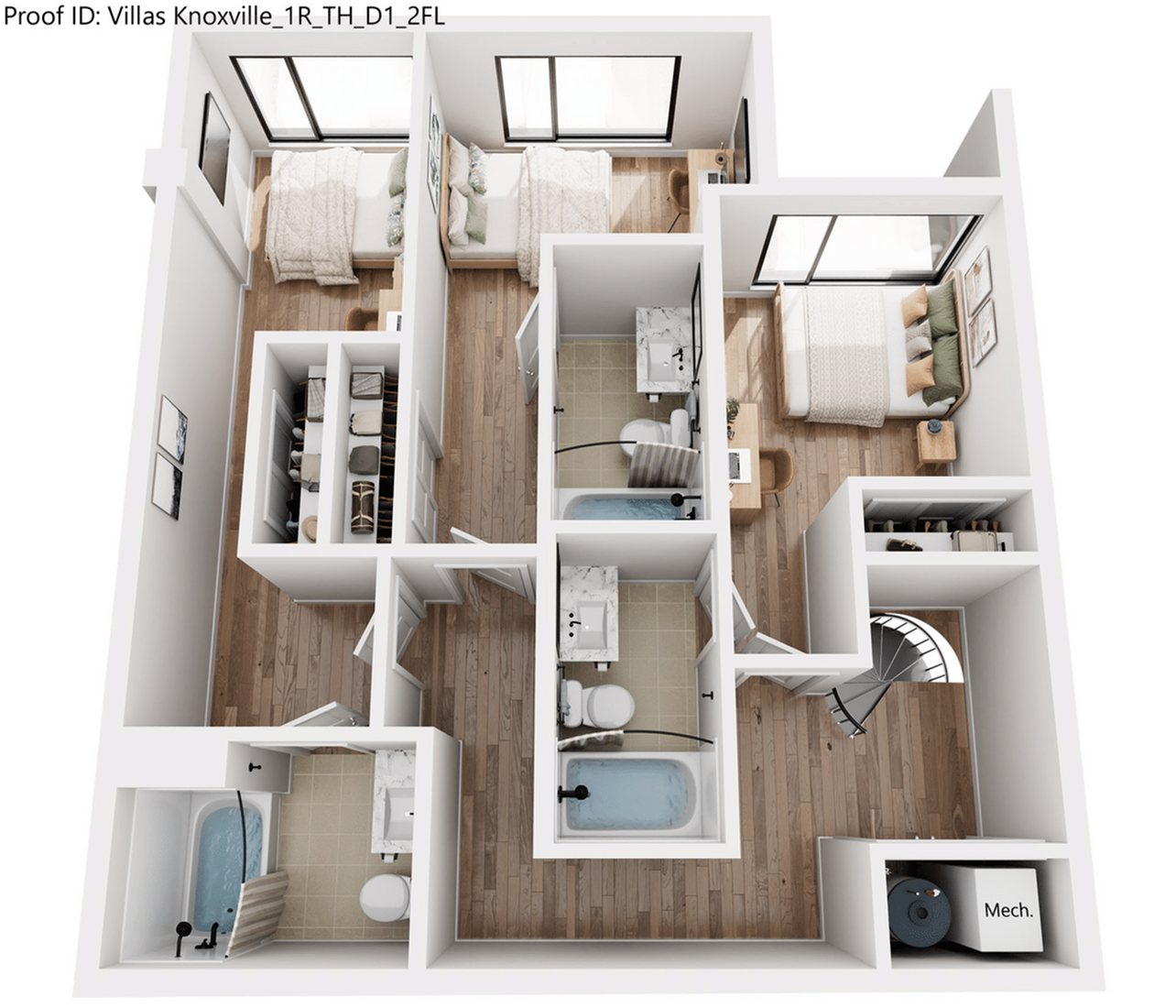  CS-TH-D1  -  Villas Knoxville | Student Housing  - Gallery -  2