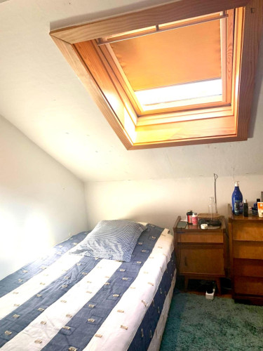 Sunny bedroom in a nice flat