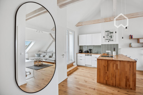 new!! 2 room terrace penthouse in Gohls-Leipzig