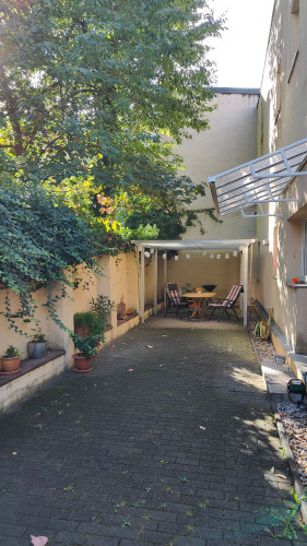 Top located apartment near water with big terrace and parking spot near Karl-Heine-Street