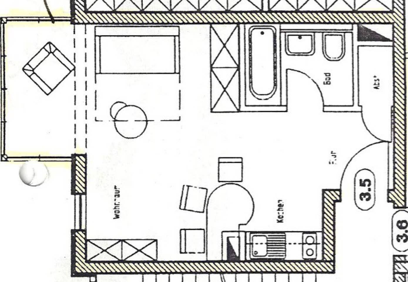 Modern, Bright & Comfortable 1 Room Apartment, Floor-To-Ceiling Panoramic Windows Near Main Station - 5