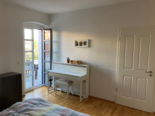 Listed apartment with balcony in the center of Regensburg