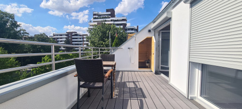 Luxurious new flat with Rooftopterrace and Sauna