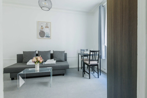 Charming, fully-equipped 19m2 studio near Porte de Vanves, close to transport links.