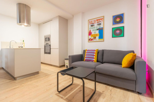 Modern 1-bedroom apartment with outdoor area close to the popular Calle Triana