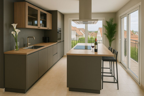 Penthouse for Rent – with Private Access Directly from the Underground Garage