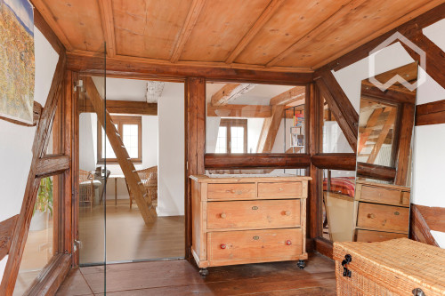 Working in the city - living in the countryside: Beautiful, charming flat in a historic property