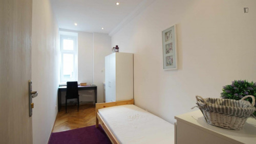 Warm single bedroom in the Centrum district
