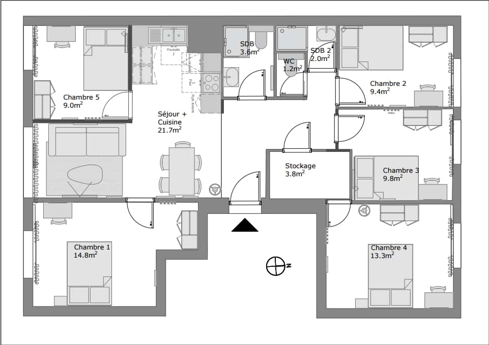  L'île-Saint-Denis Lefèvre - Private Room (3)  -  L'île-Saint-Denis Lefèvre - Private Room (3)  - Gallery -  3