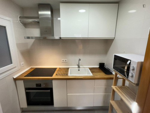 Cool 2-bedroom attic with spacious outdoor area close to the city center