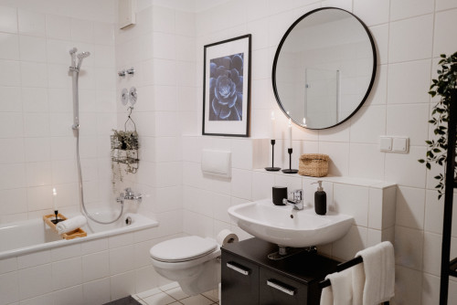 Furnished 2- room flat at the Sieben- Seen-Center for 4 people