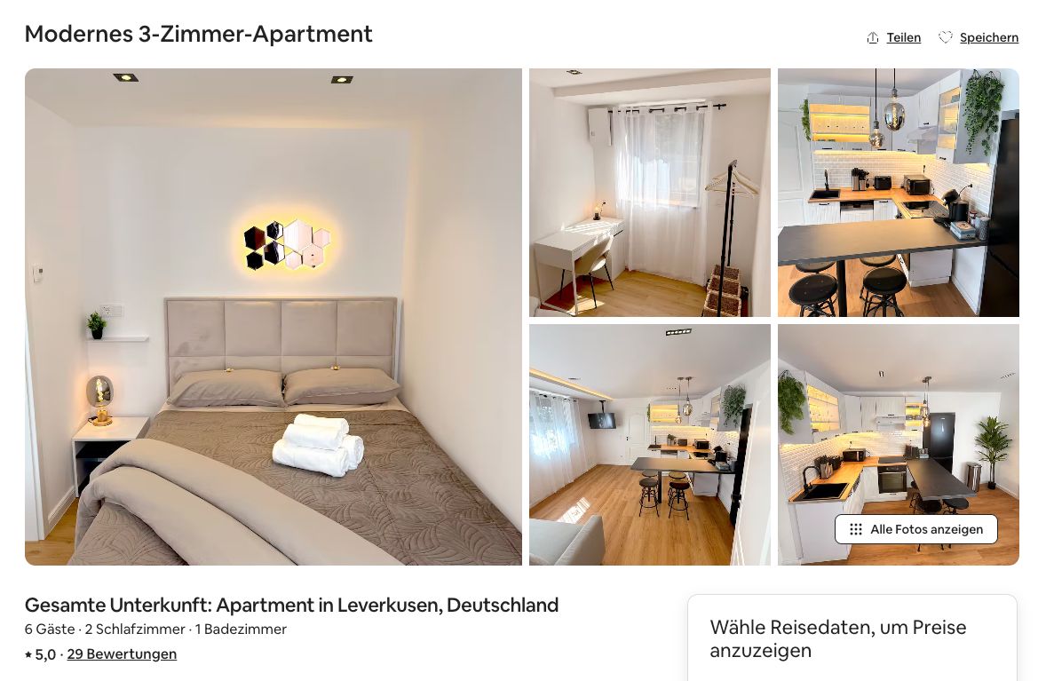  Modern, Fully Equipped 3-Room Apartment In Leverkusen – Ideal For Business Travelers  -  Modern, Fully Equipped 3-Room Apartment in Leverkusen – Ideal for Business Travelers  - Gallery -  16