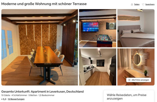 Modern, Spacious 120 m² Apartment – Fully Furnished and Ideal for Temporary Living loft in Leverkusen - Gallery - 13