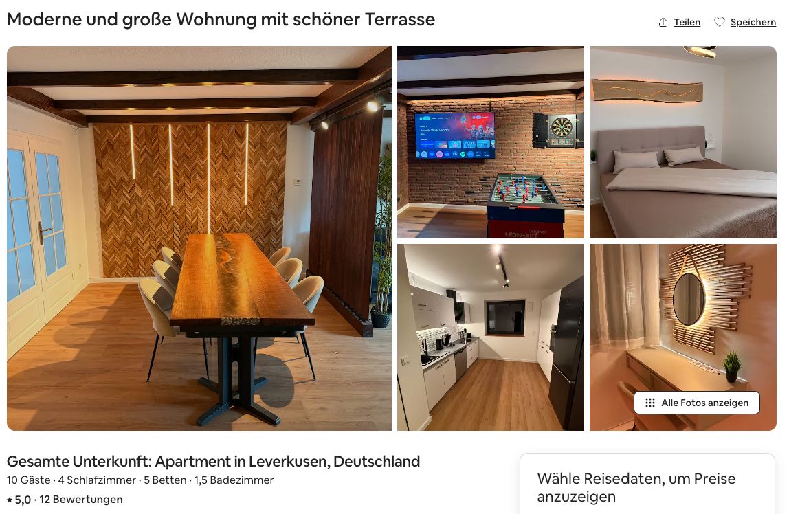 Modern, Spacious 120 M² Apartment – Fully Furnished And Ideal For Temporary Living Loft In Leverkuse - 24