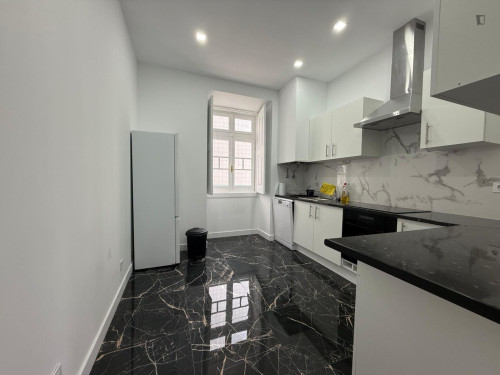 Comfy bedroom in a 7-bedroom flat