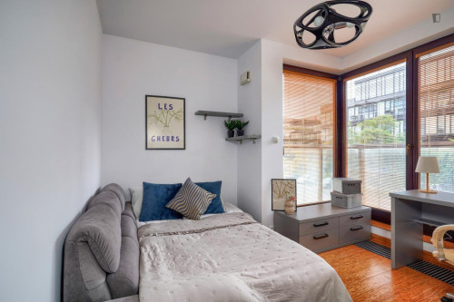 Very nice double bedroom in Służewiec