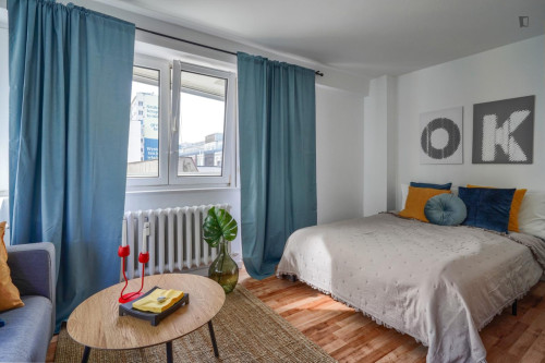 Large and colourful studio near Park Świętokrzyski