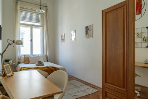Very neat double bedroom near Oktogon metro