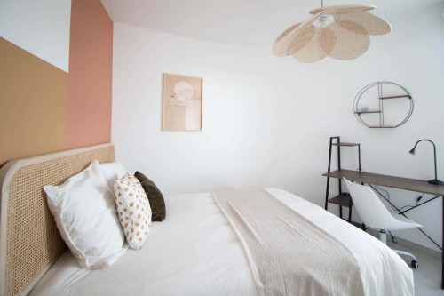 Intimate 10 m² bedroom to rent near Lyon