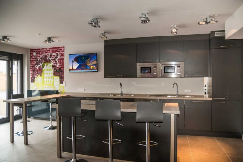 Top-equipped student apartment