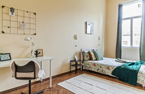 Grand double bedroom in Belső-Ferencváros
