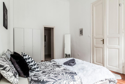 Grand double bedroom near the Nyugati train station