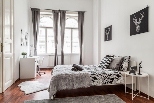 Grand double bedroom near the Nyugati train station