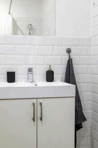 Bright double bedroom in Józsefváros