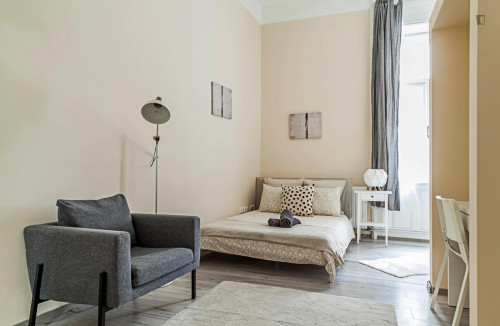 Neat double bedroom near Corvin-negyed metro