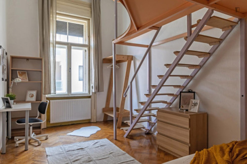 Pleasant double bedroom in Terézváros