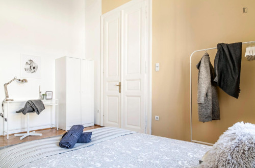 Welcoming double bedroom in the Belső-Ferencváros neighbourhood