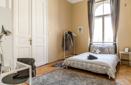 Welcoming double bedroom in the Belső-Ferencváros neighbourhood
