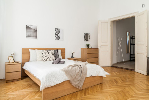 Very neat double bedroom near Opera metro