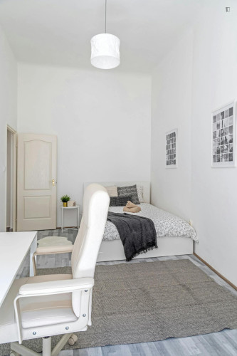 Welcoming double bedroom near the centre of Budapest