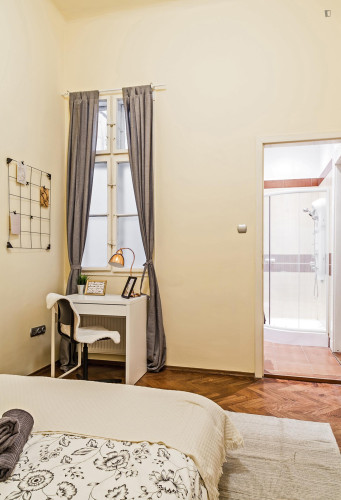 Nice double ensuite bedroom in Belső-Ferencváros - Gallery - 6