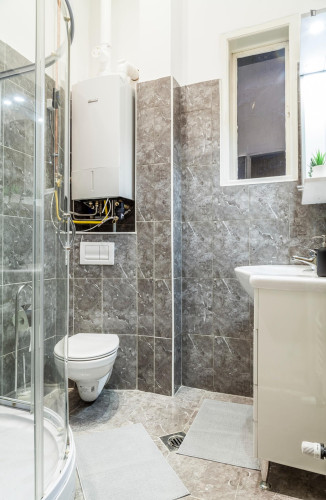 Neat ensuite double bedroom near Corvin-negyed metro - Gallery - 8