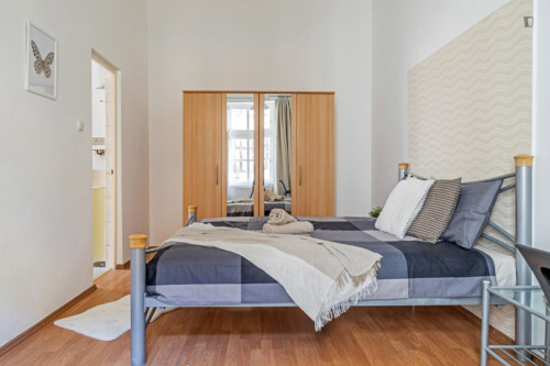 Double bedroom with private bathroom in the 6th district