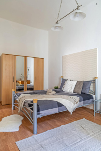 Double bedroom with private bathroom in the 6th district