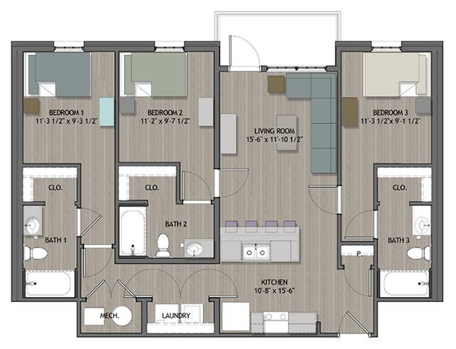  Clement  -  Vista Starkville | Student Housing  - Gallery -  2