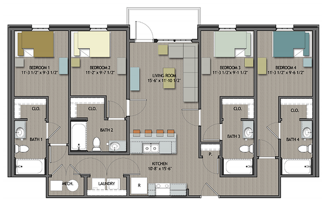  Daniel  -  Vista Starkville | Student Housing  - Gallery -  2