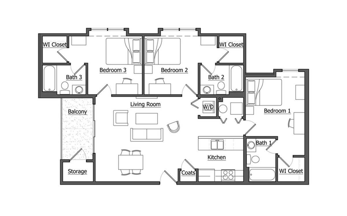  The Ashmore - 3x3  -  The Hangout | Student Housing  - Gallery -  2