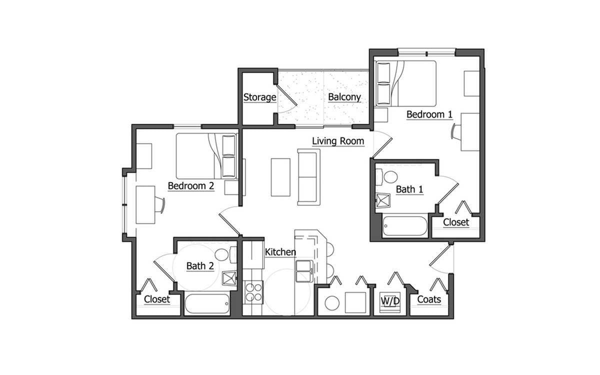  The Dixon - 2x2  -  The Hangout | Student Housing  - Gallery -  2